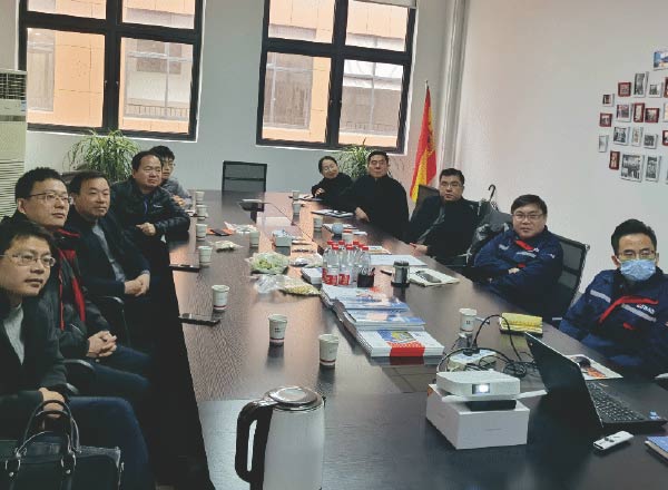 寧波供銷集團李斌主任，陸杰輝副總裁?奉化退役軍人事務局單局長等領導蒞臨公司指導調研