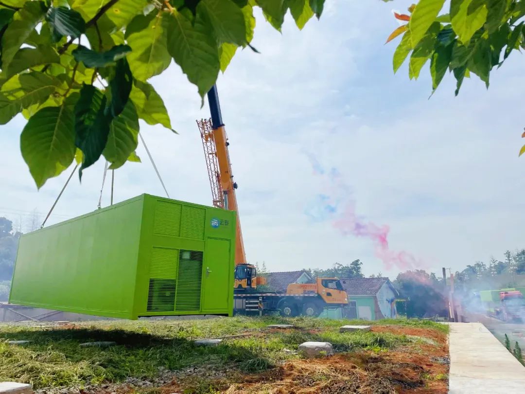 云笈生態|共富方艙落地共青城市陌上花開基地!